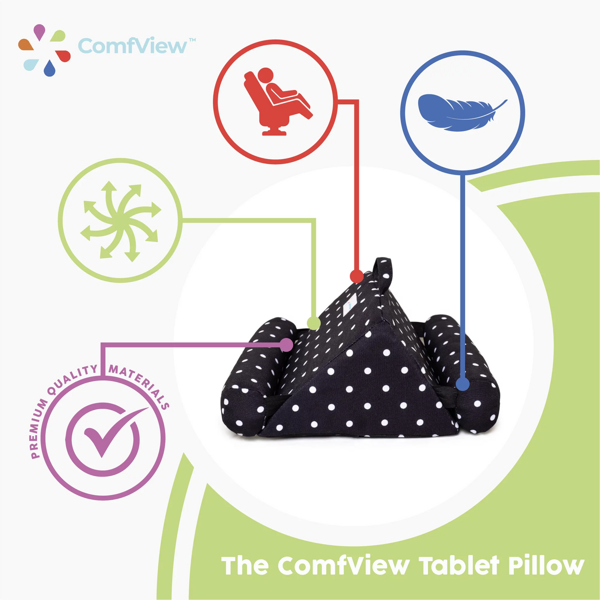 Tablet Pillow 11x12x6-Inch O5266