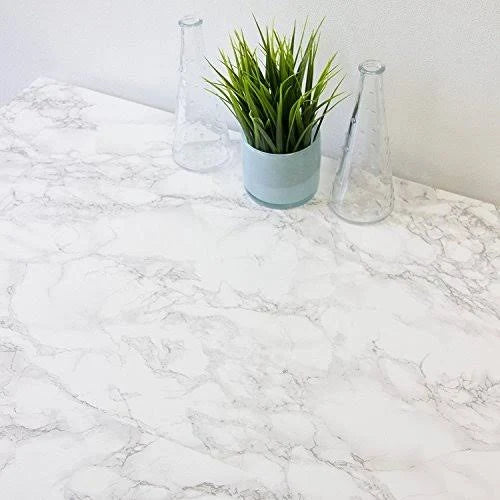 Grey Marble Contact Paper Roll-3 Pk with Applicator J13283