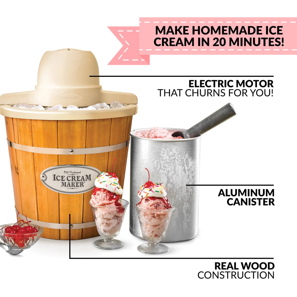 4-Quart Electric Ice Cream Maker C65121