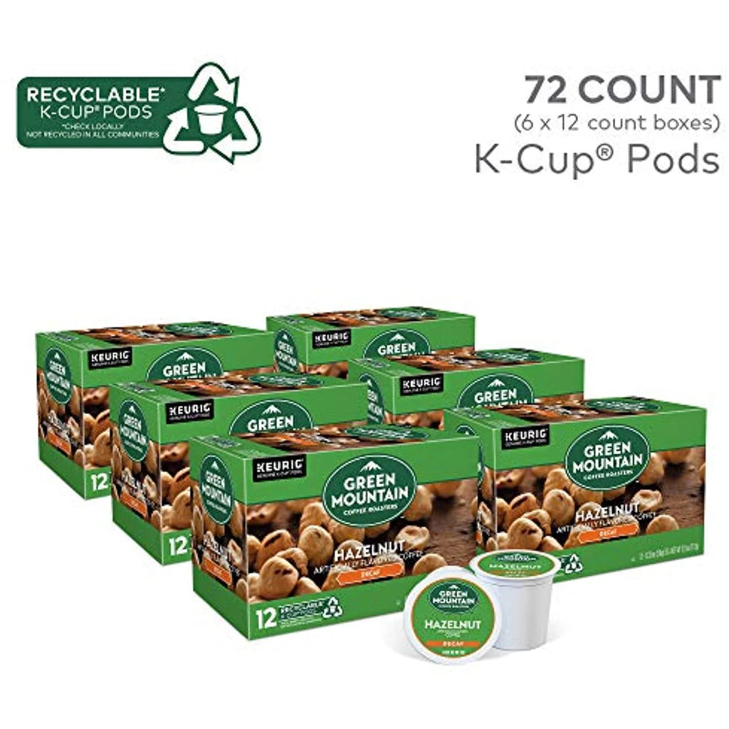 Decaf Hazelnut Single Serve Coffee K-Cup Pod, 72 Count S816