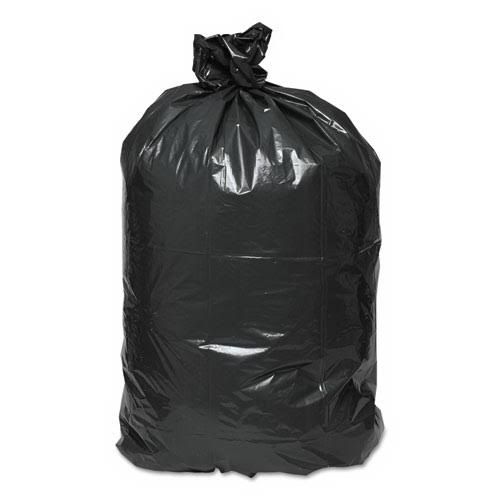 Low Density Repro Can Liners 38 x 58 60-Gallon 1.5-Mil Black 100/Case K31133