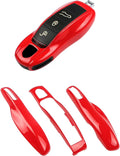 Red Painted Smart Key Fob Shell 3 Pcs B424