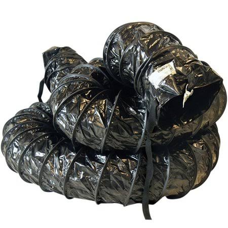 Black 16-inch by 25-Feet Ventilation Duct Hose L259