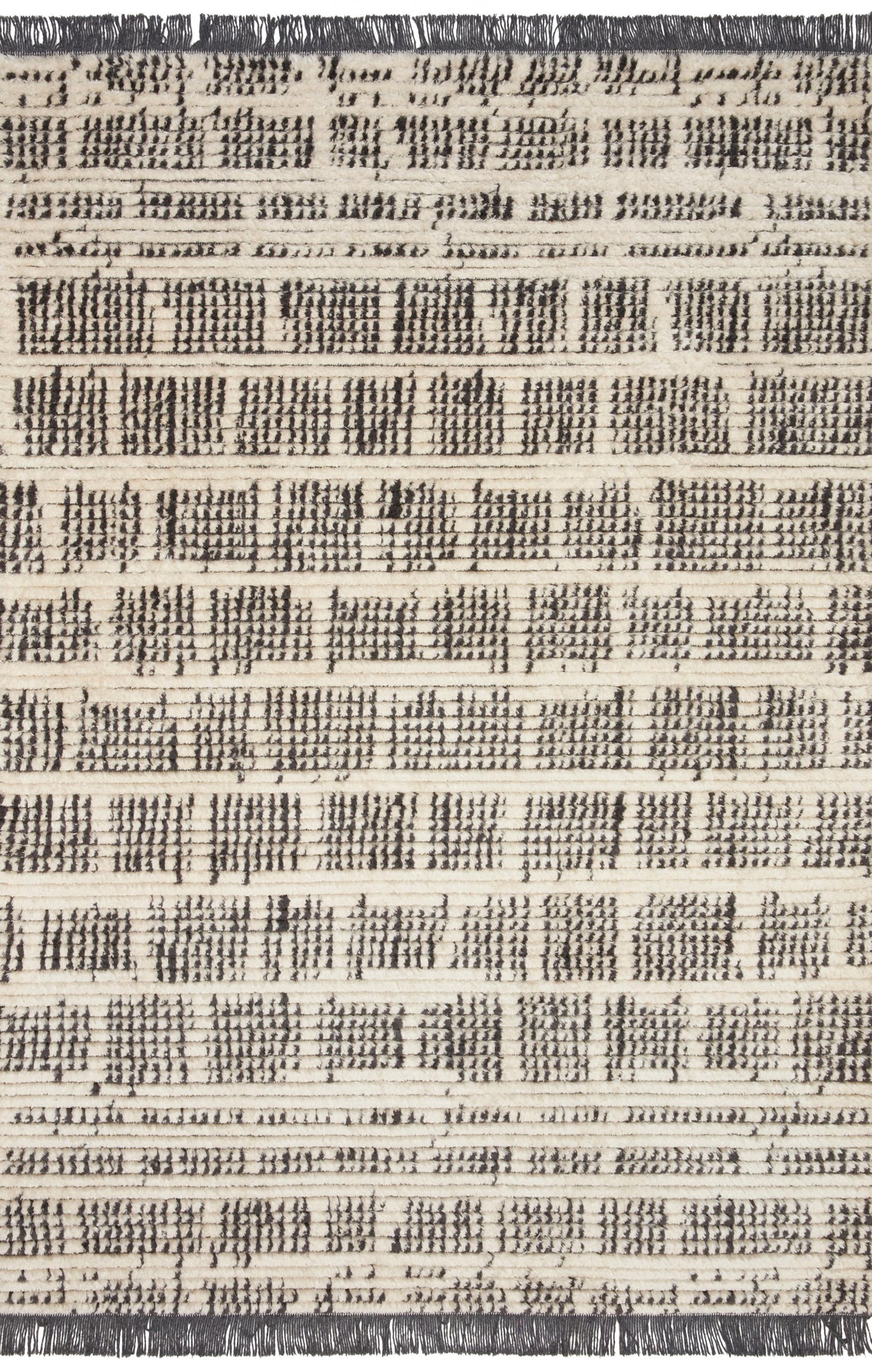Cream Charcoal 2'7 x 12'0 Rug Y999124
