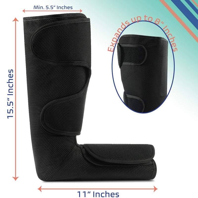 Leg and Foot Air Compression Massager with Heat and 6 Modes F37505