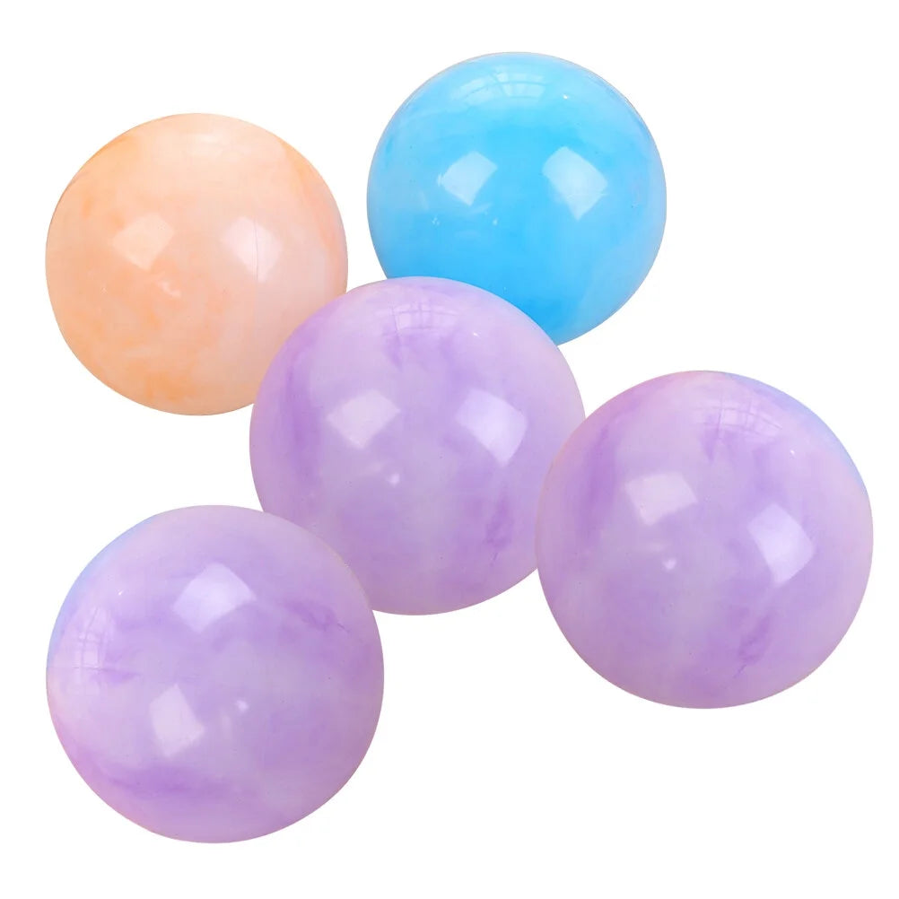 5pcs Plastic Bouncy Rubber Balls A737709