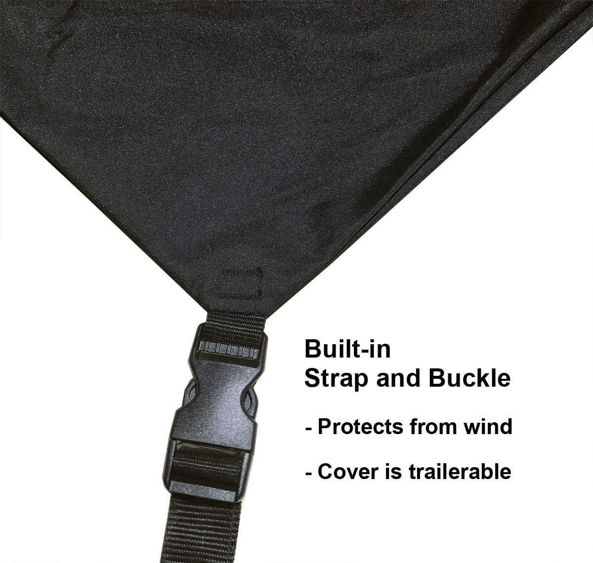 Snowmobile Cover with Built-in Securing Straps D6926