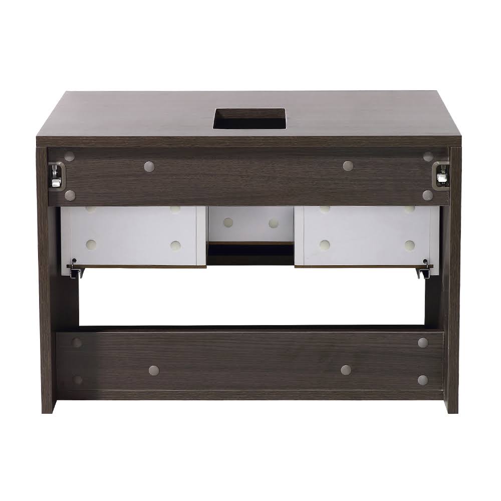 Gray Oak Bathroom Cabinet D106