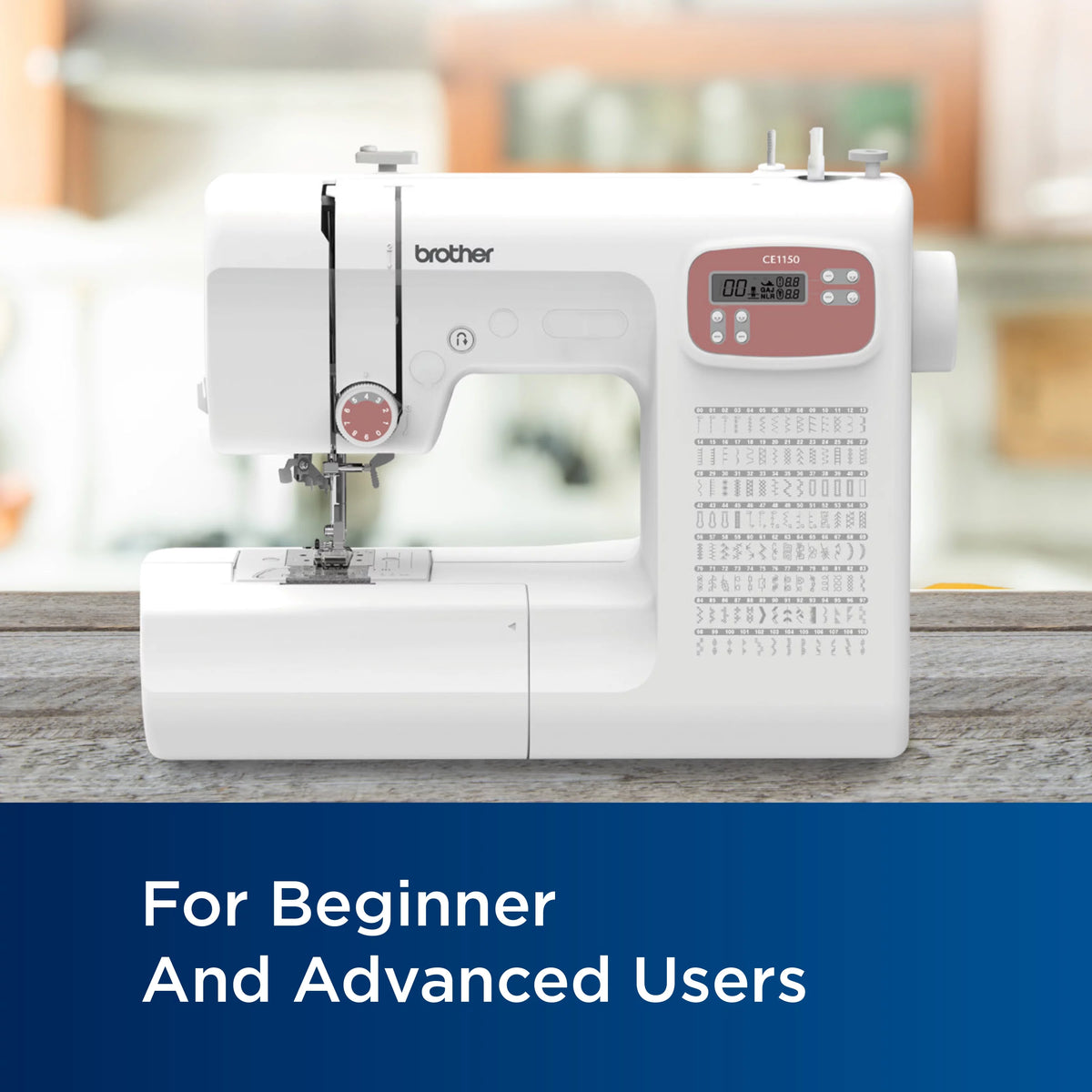 Computerized Sewing Machine with 110 Built-in Stitches J512456