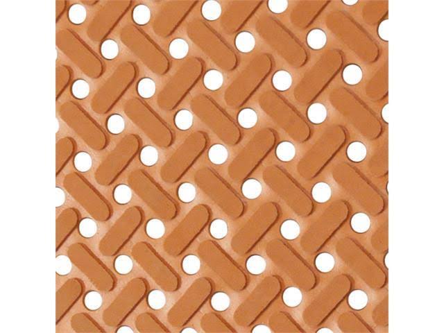 Red 34 in. x 10 ft. Nitrile Non-Slip Rubber Mat T59718