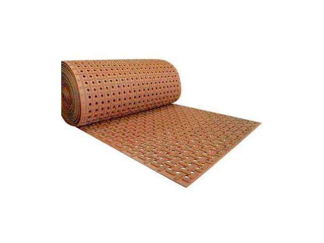 Red 34 in. x 10 ft. Nitrile Non-Slip Rubber Mat T59718