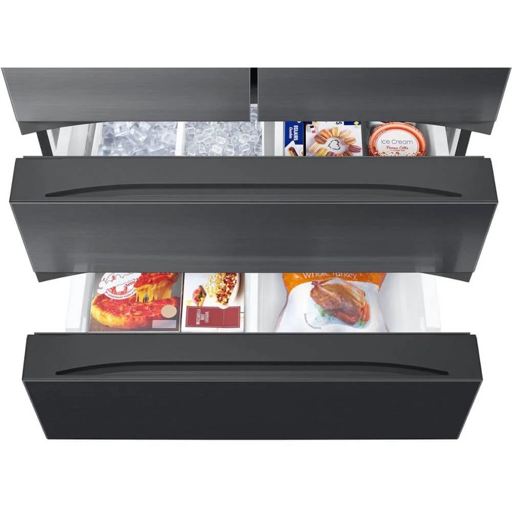 30 Cu. Ft. Matte Black Steel 4-Door French-Door Refrigerator U68099