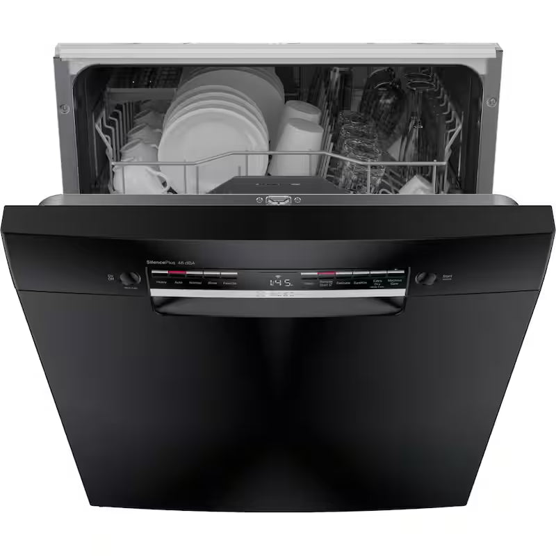 Black 24 in. Smart Dishwasher with Stainless Steel Tub C8359