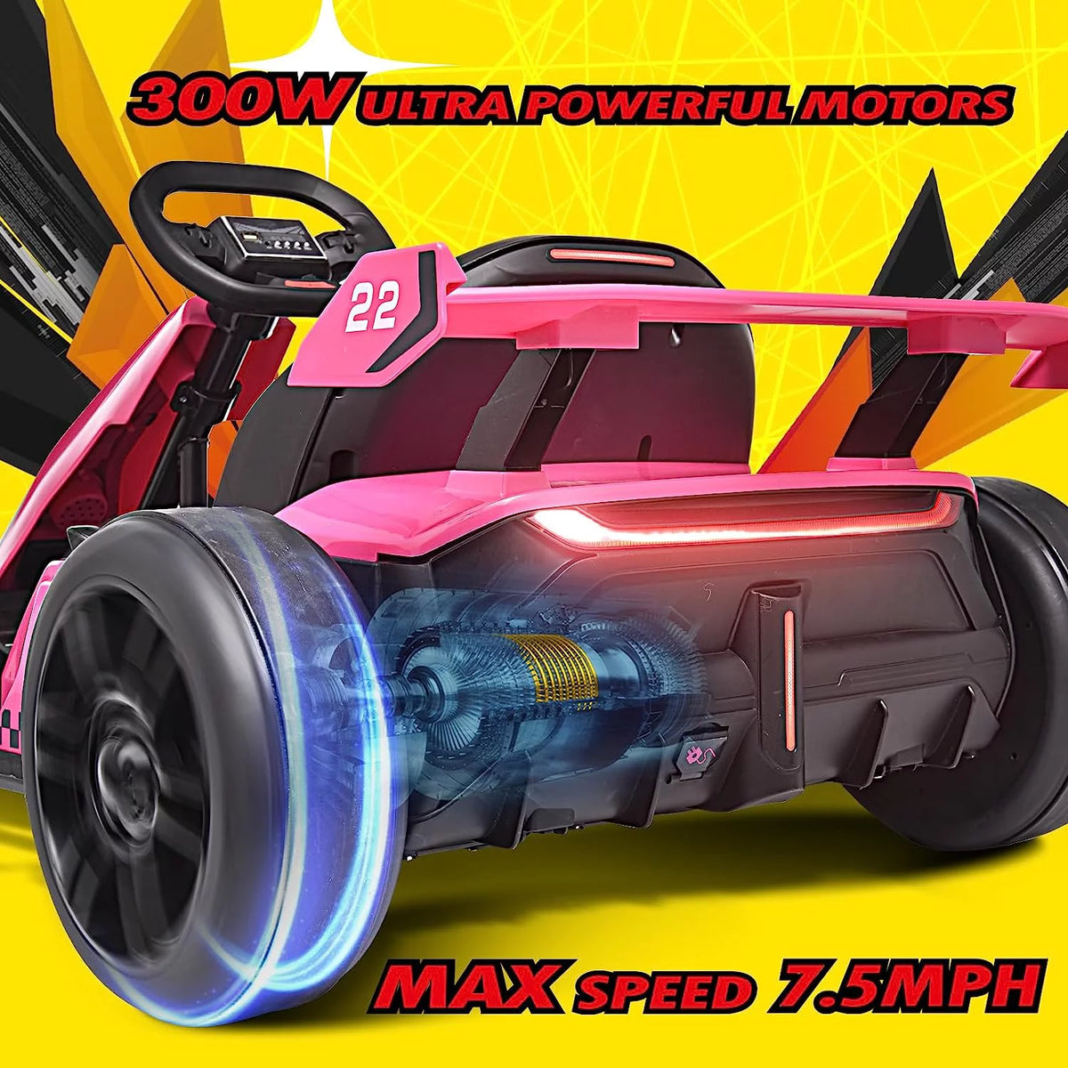 24 V 300W Electric Pedal Go Kart with Drift Mode R718
