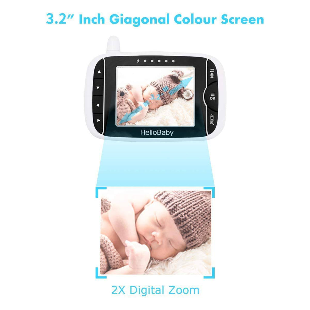 3.2" Color LCD Video Baby Monitor C733