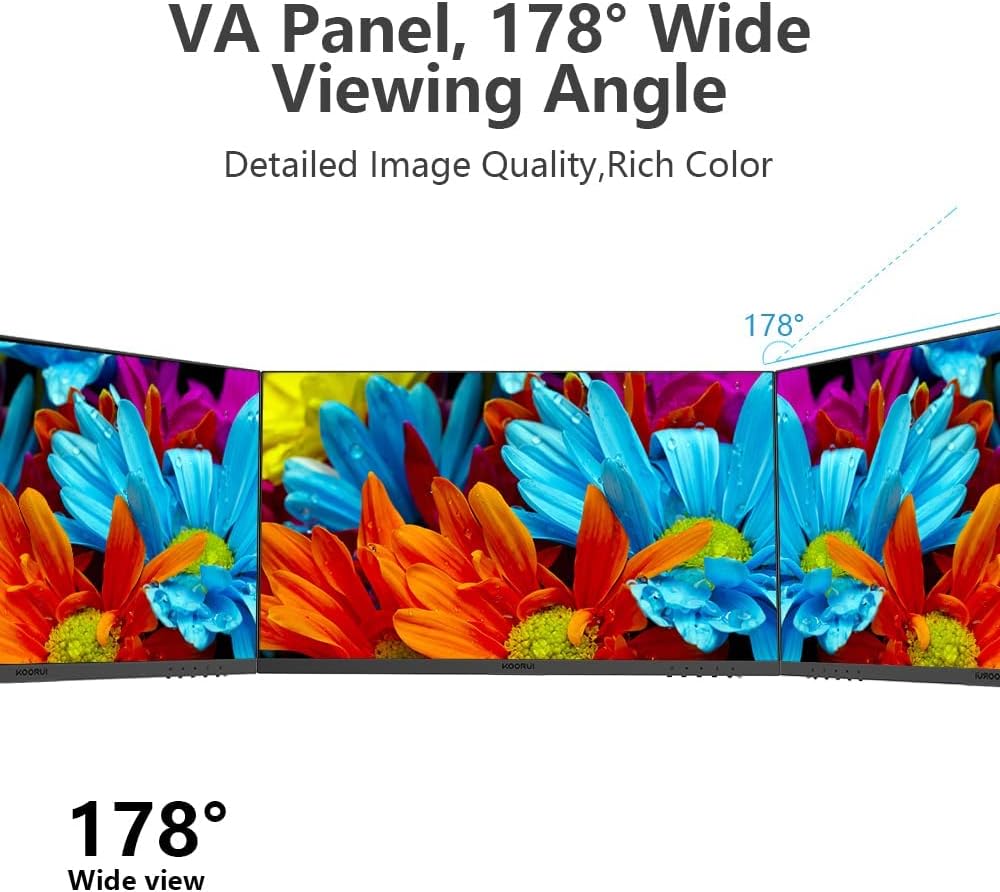 24 Inch FHD 1080p IPS 75Hz Computer Monitor B392