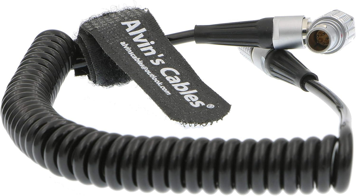 5 Pin Male to 5pin Timecode Coiled Cable Pack of 2 V51993