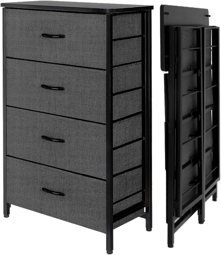 4 Drawer Vertical Dresser Storage Tower G9328