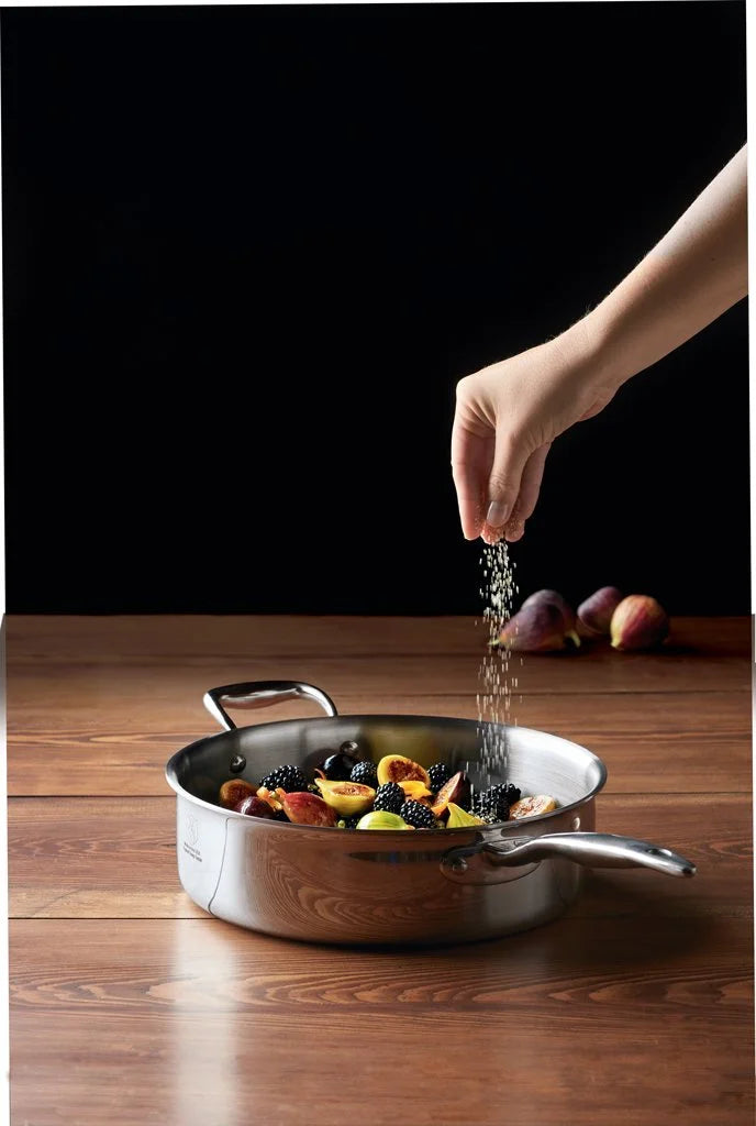 5-ply Stainless Saute Pan with Lid S527