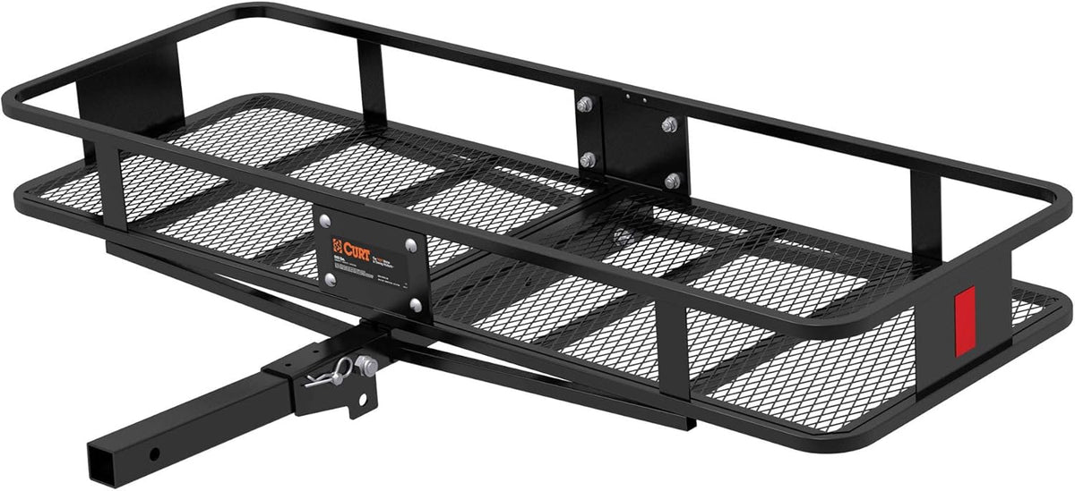 60 x 20-Inch Black Steel Basket Hitch Cargo Carrier W95126