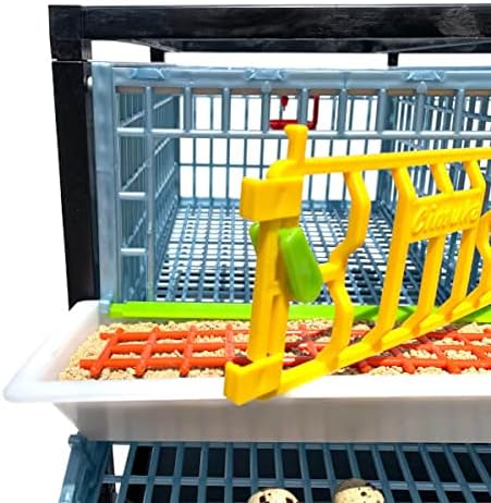 4 Layer ABS Plastic Quail Cage F5859