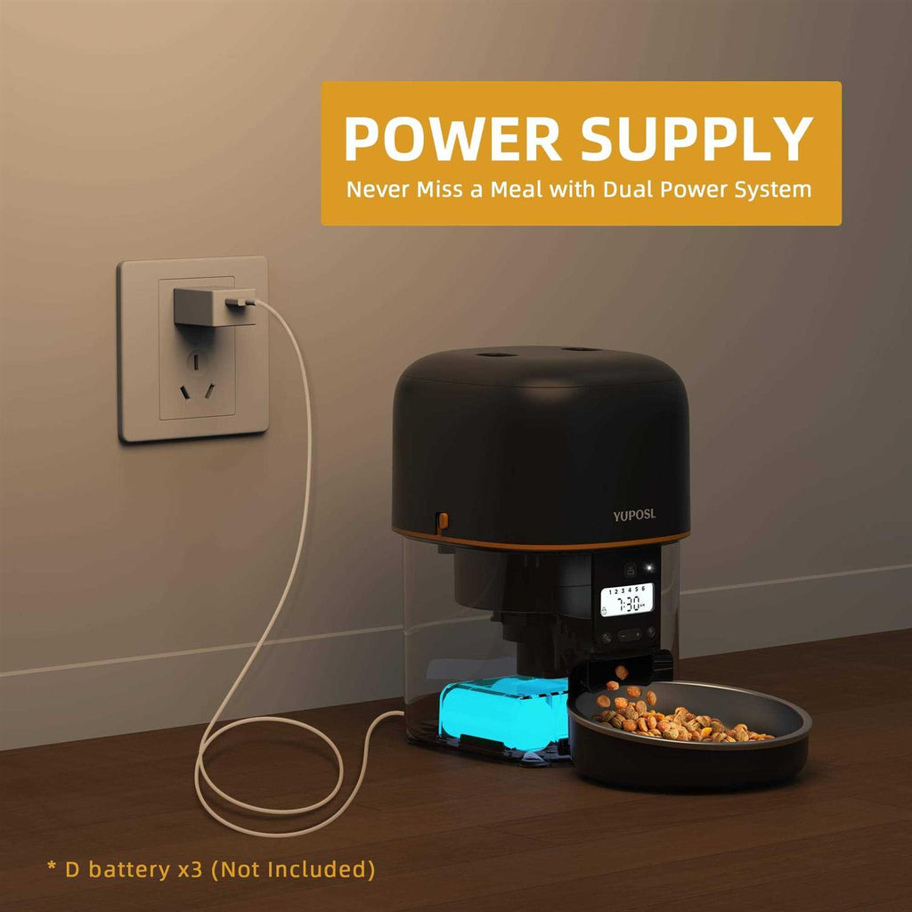 Automatic Cat Feeder 68oz Cat Food Dispenser U21837