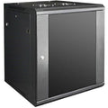 15U Wallmount Server Cabinet with 24-Port Cat6 Patch Panel Z14136