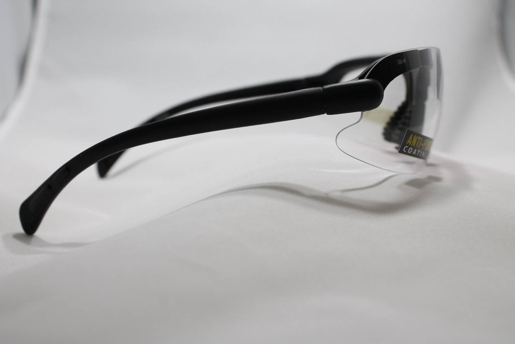 Shooting Glasses with 1.50 Magnification Black Frame 12 Amber Clear Smoked R6670