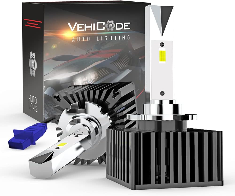 D8S LED Headlight Bulb Conversion Kit, 50W 7600Lms 6000K White, 2 Pack O8789