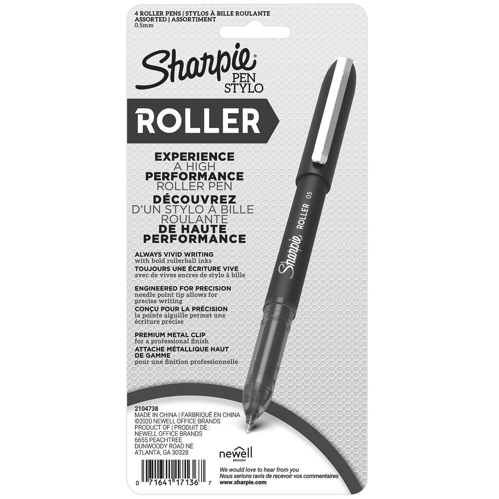Rollerball Pens .5mm 4/Pkg Y738376