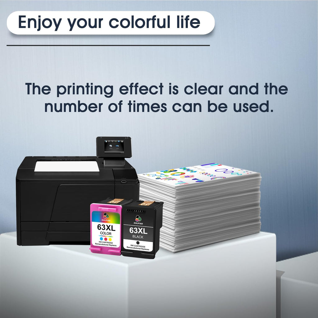 63XL Black and Color Ink Cartridge Combo Pack K127