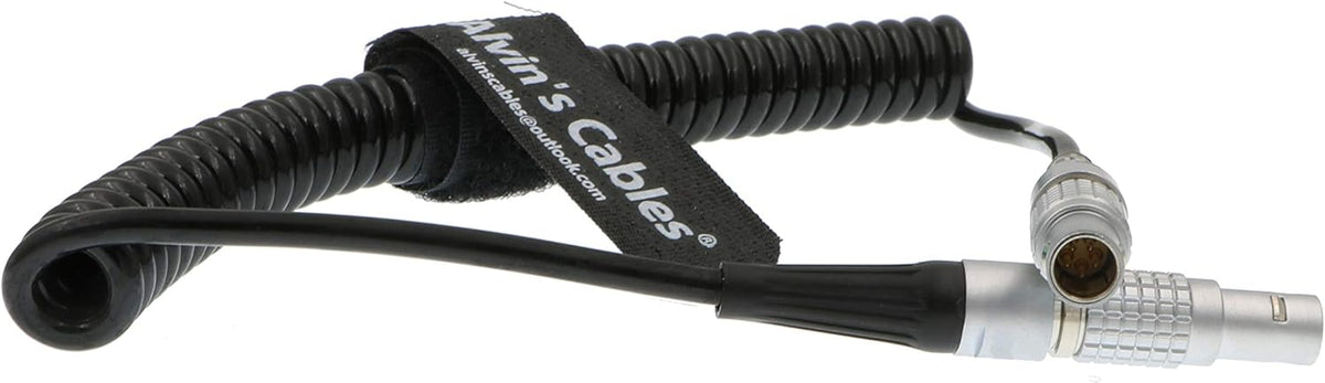5 Pin Male to 5pin Timecode Coiled Cable Pack of 2 V51993