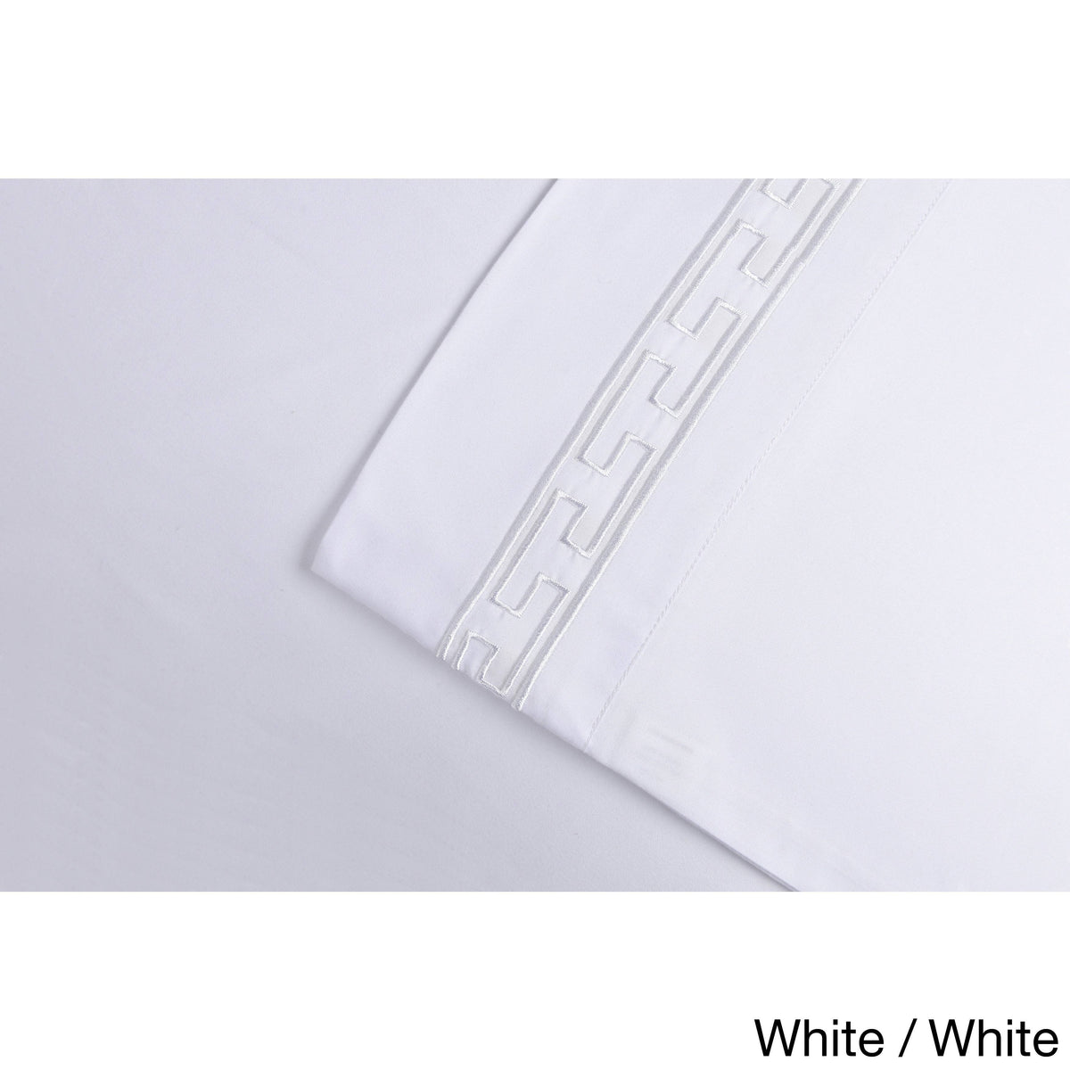 Black California King Embroidery Sheet Set T41430