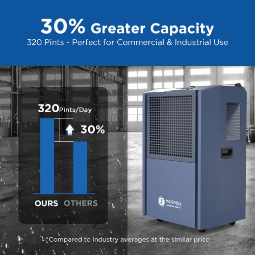 305 Pint Commercial Dehumidifier with Drain Hose B657