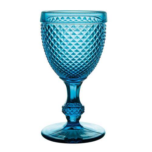 Red Wine Glasses Set of 4 Blue E1807