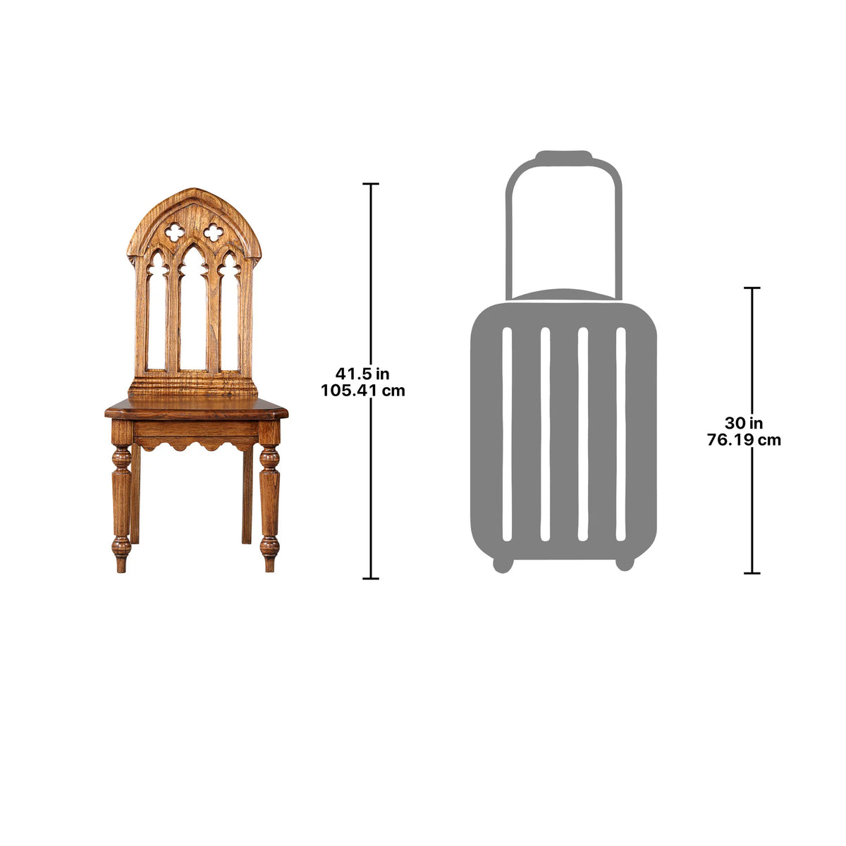 Set of Two Gothic Revival Chairs G395