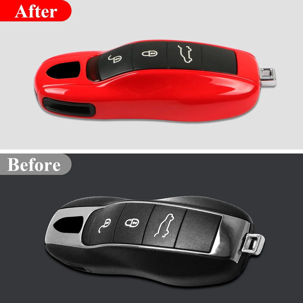 Red Painted Smart Key Fob Shell 3 Pcs B424