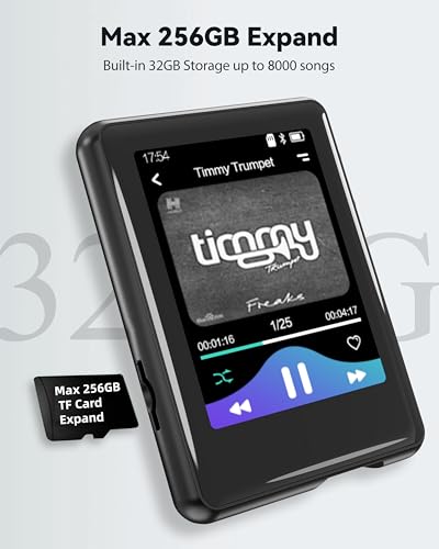32GB Bluetooth MP3 Player with Touch Screen J564