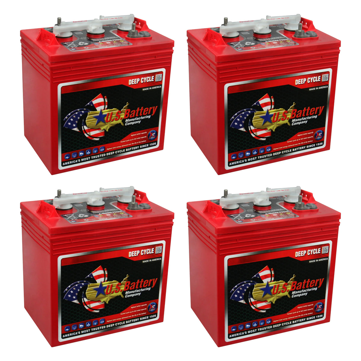 6V Deep Cycle Battery 4 Pack P1392