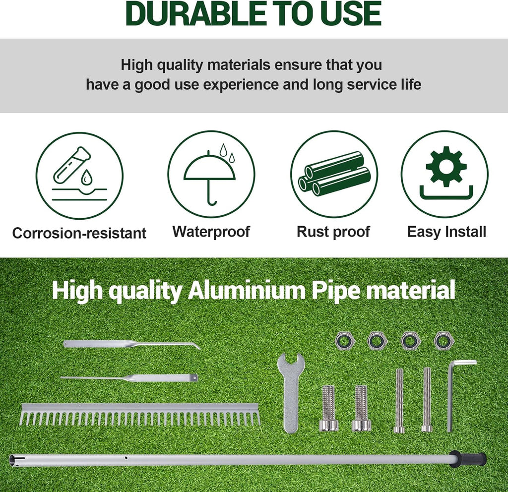 36 Rake Head Aluminum Landscape Rake U440