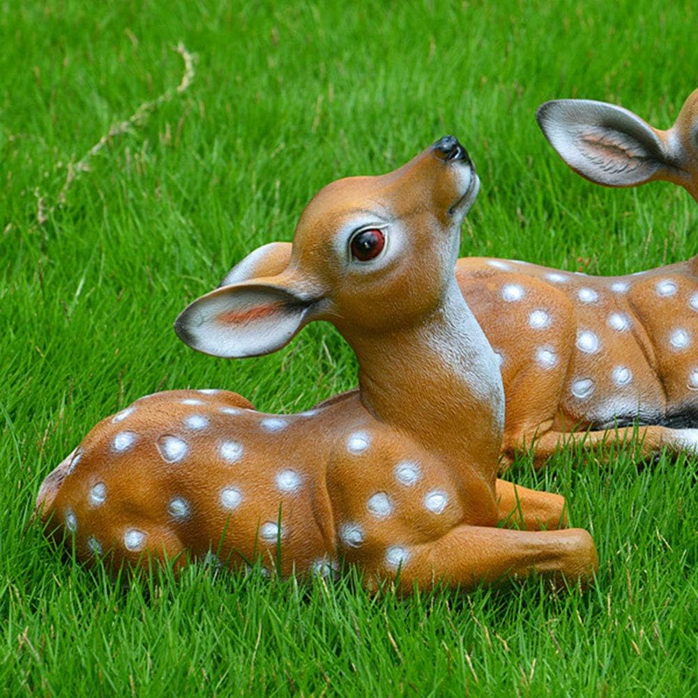 Sika Deer Garden Sculpture Statue G72981