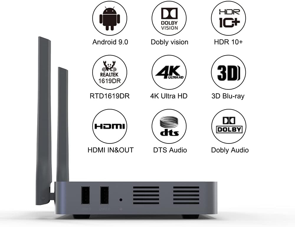 4K Media Player Android TV Box with HDR10+ N574298