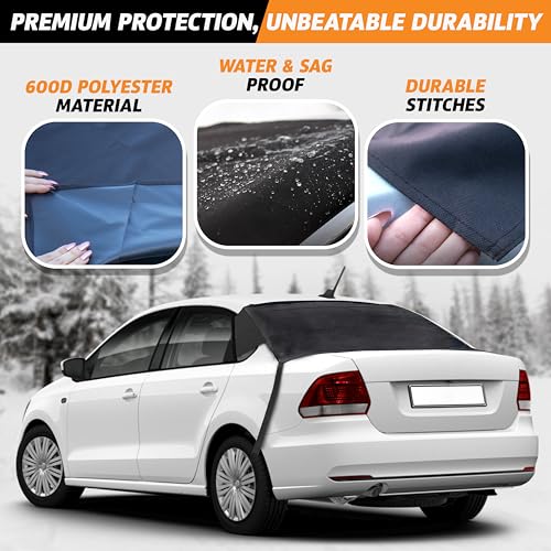 Waterproof Windshield Snow Cover with Side Mirror Covers W506