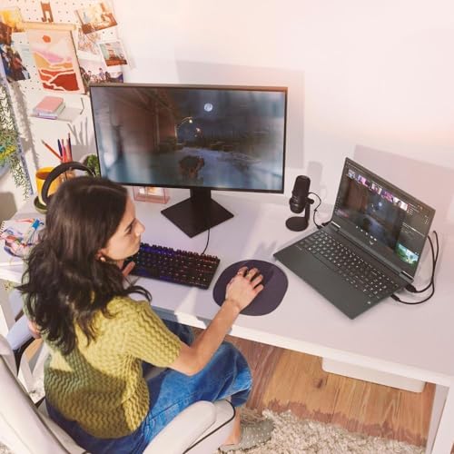 15.6" 144Hz FHD Gaming Laptop, AMD Ryzen 5 7535HS, 16GB DDR5 RAM, 512GB SSD, AMD Radeon RX 6550M, Backlit Keyboard, Windows 11 Pro, Mica Silver U193