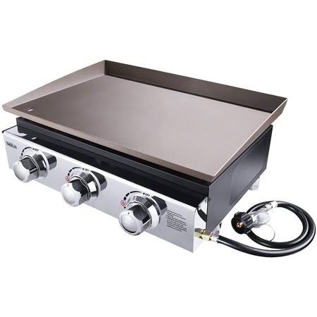 23-Inch Propane Stainless Steel Griddle 3 Burners T79146