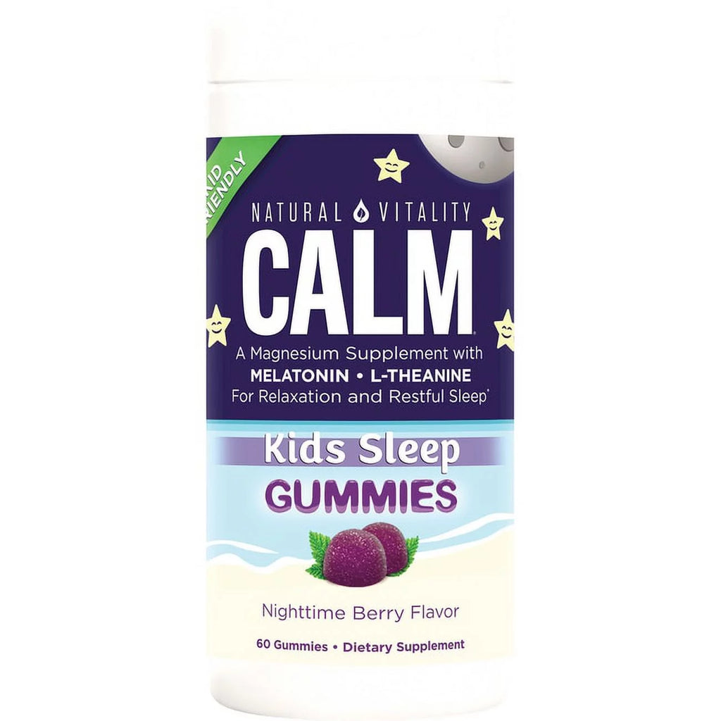 Kids Magnesium Supplement Gummies, Nighttime Berry, 60 Count P15153