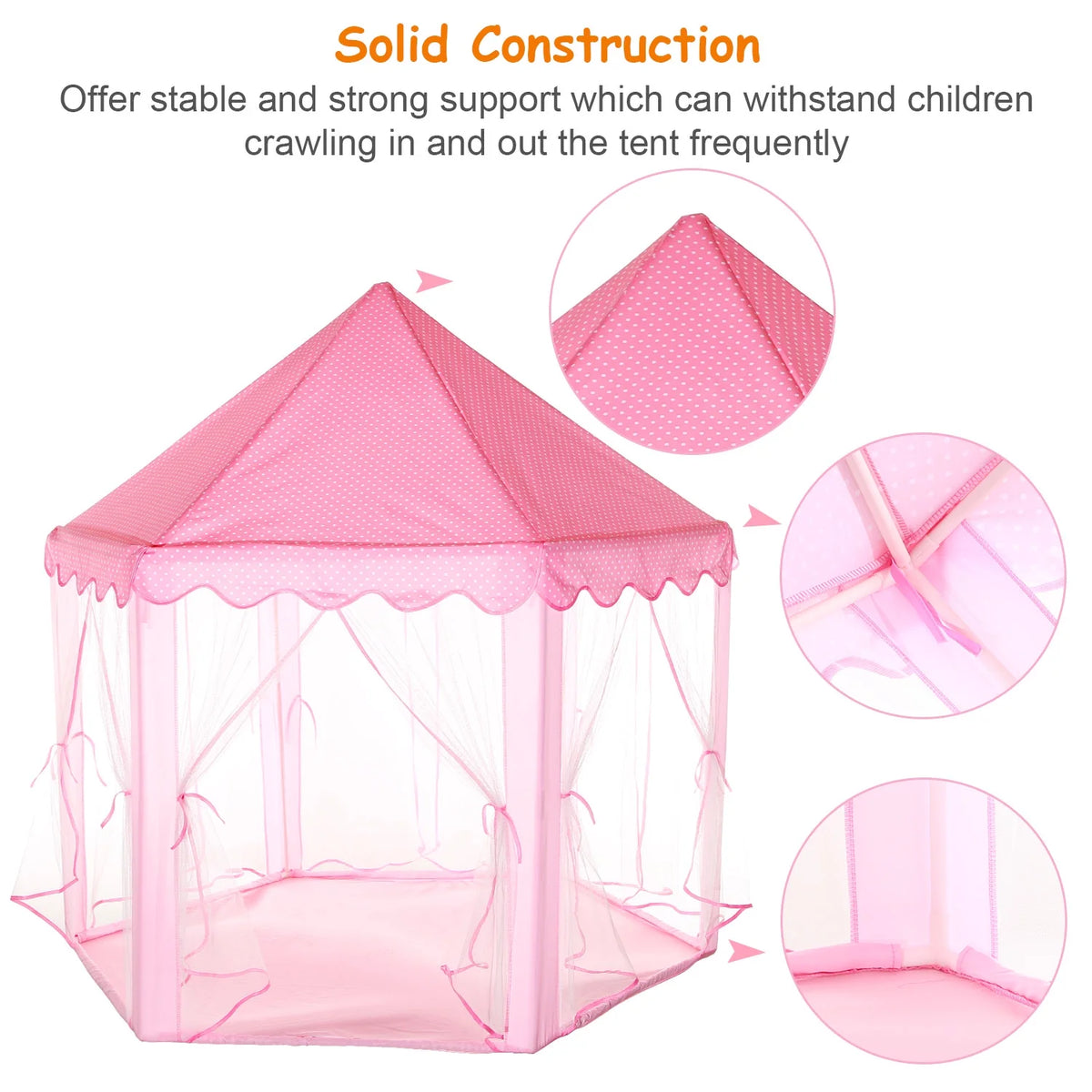 Kids Fairy Play House Tent with Carry Case U2153