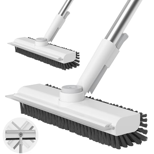Floor Scrub Brush with Long Handle, Stiff Bristle G950