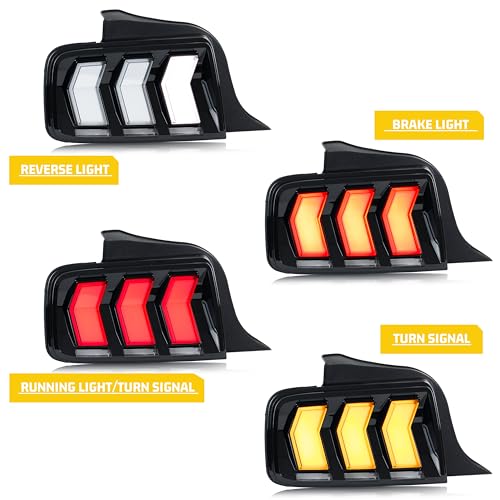 LED Tail Lights Assembly with Sequential Turn Signal J4832