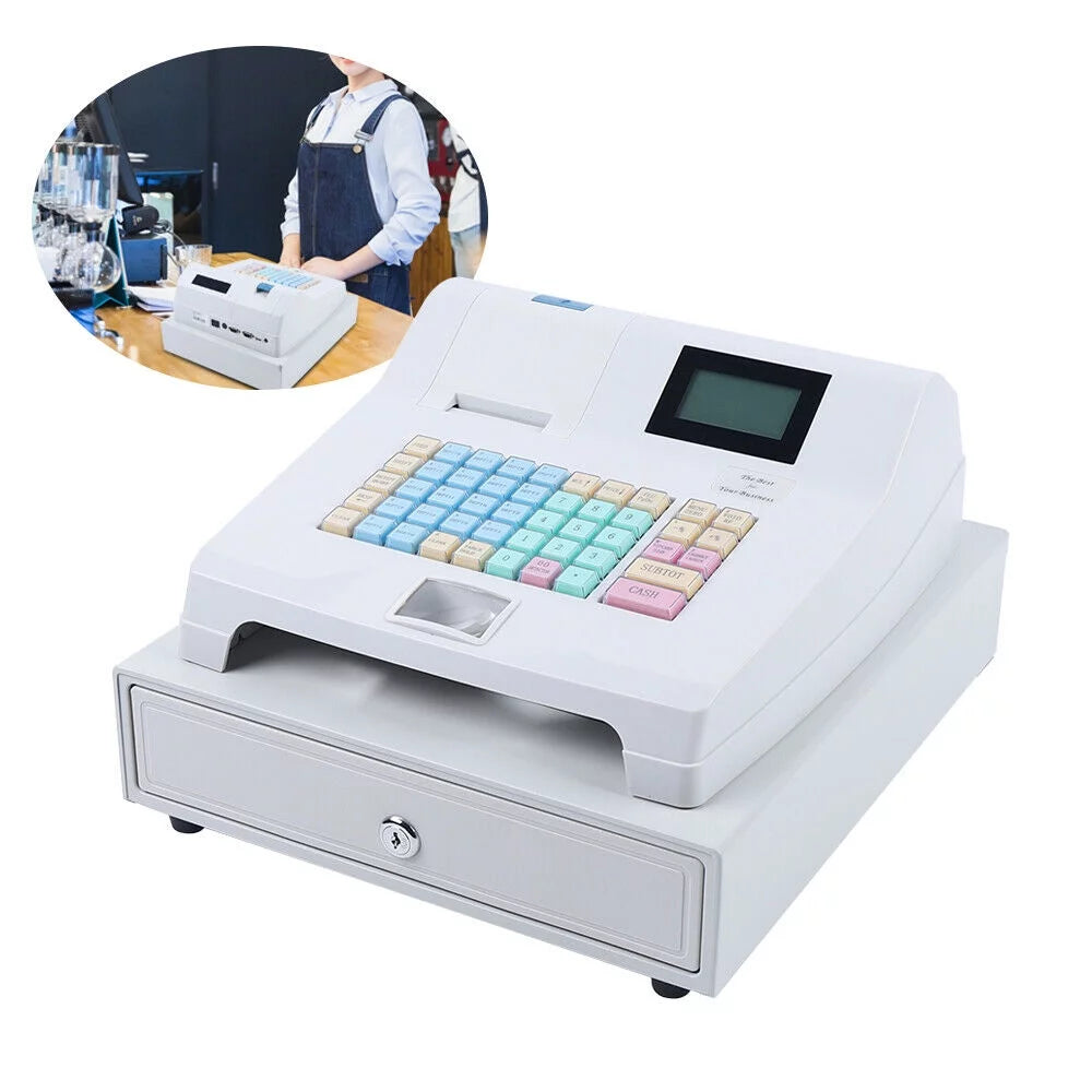 48 Keys LED Display Electronic Cash Register W8506